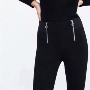Zara Trafaluc Collection Black Leggings Size: M